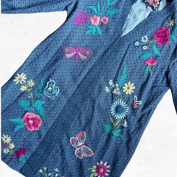 Johnny Was Arla Bishop Sleeve Dress - Picture 2 of 5